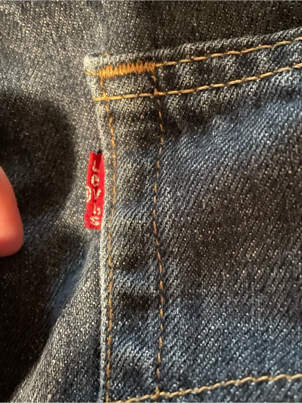 Men's Levi’s 559 Indigo Relaxed Straight Leg Jeans